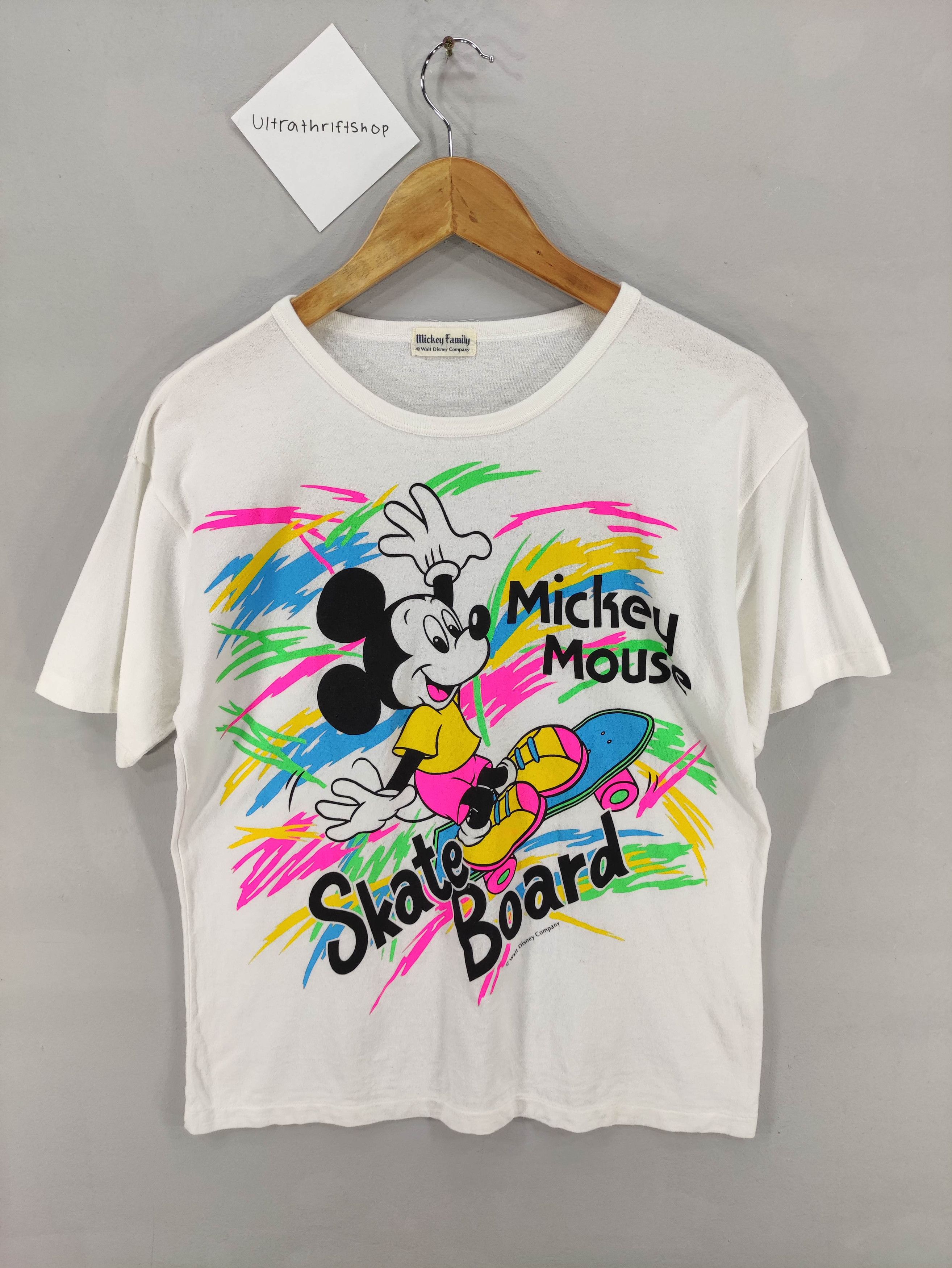 Disney Vintage Mickey Disney Calourfull Tee Tshirt Size US S / EU 44-46 / 1 - 1 Thumbnail