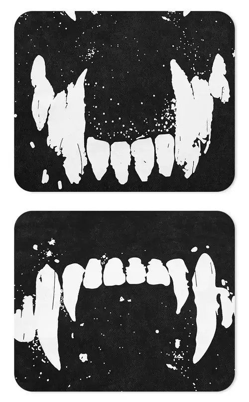 Other TEETH Black Print Graphic Washed Tee T-Shirt Size US M / EU 48-50 / 2 - 3 Thumbnail