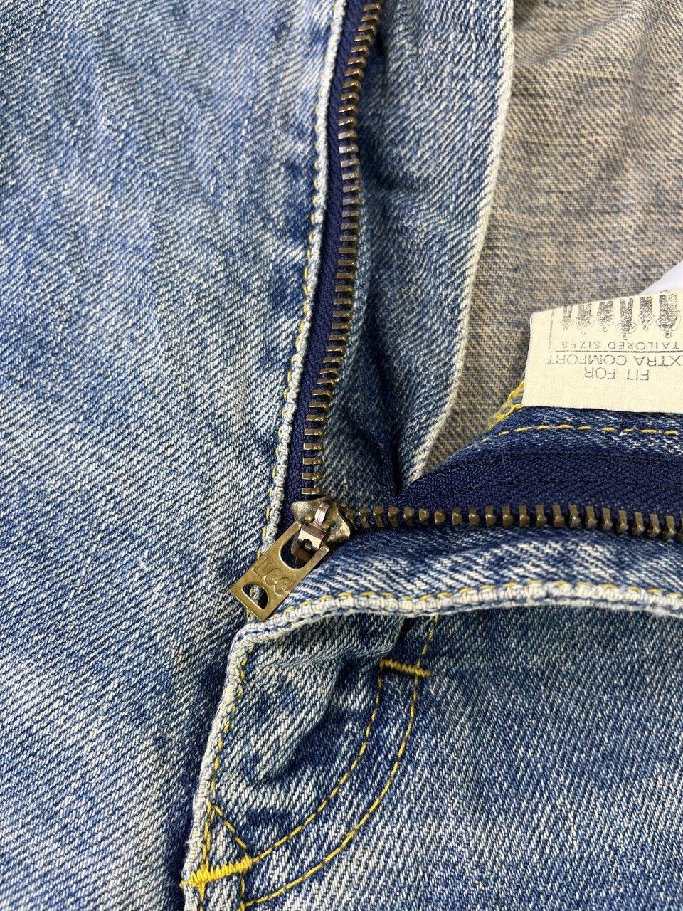 Lee Lee Rider Distressed Jeans J797 Size US 32 / EU 48 - 7 Thumbnail