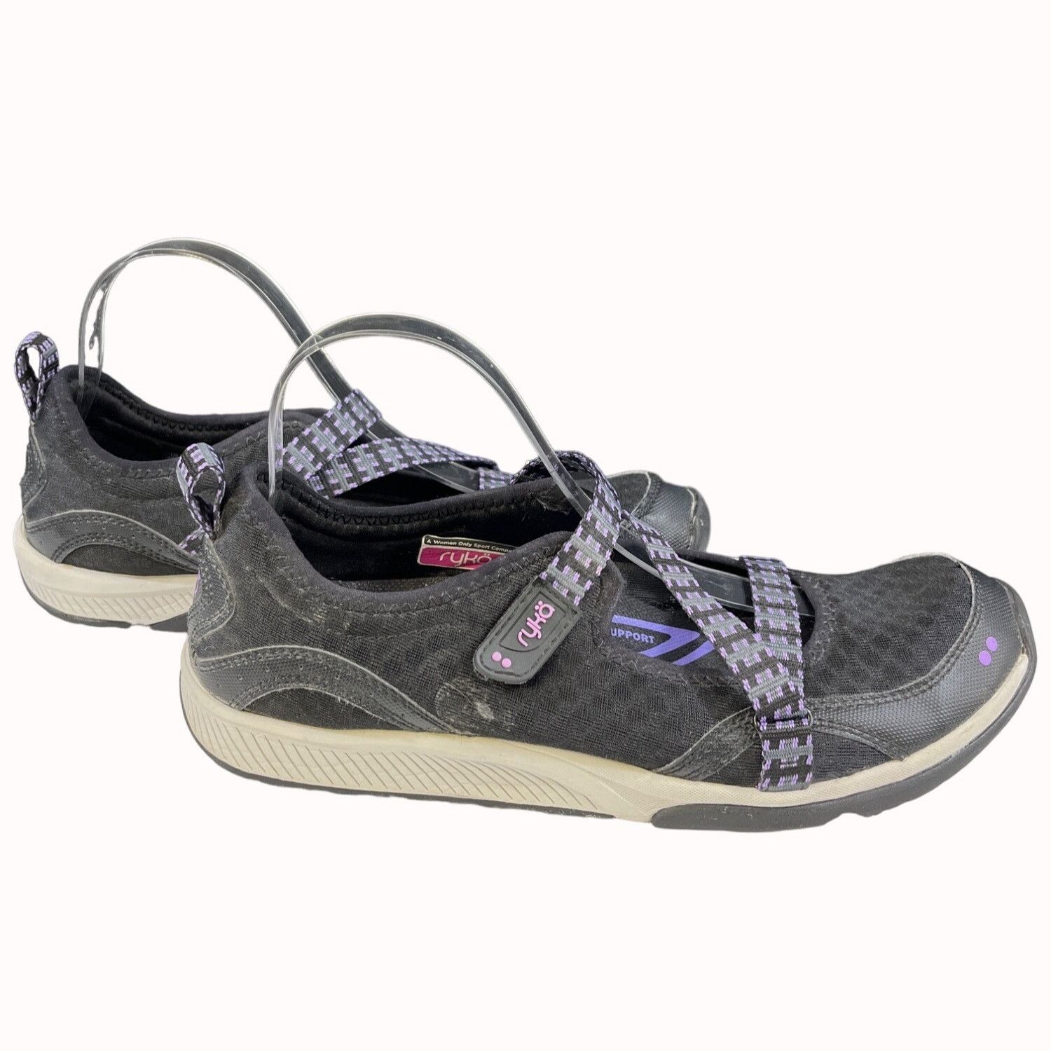 Other Ryka Womens Black Slip-on Walking Sneakers Size 10M SKU 6374 Size US 10 / IT 40 - 2 Thumbnail