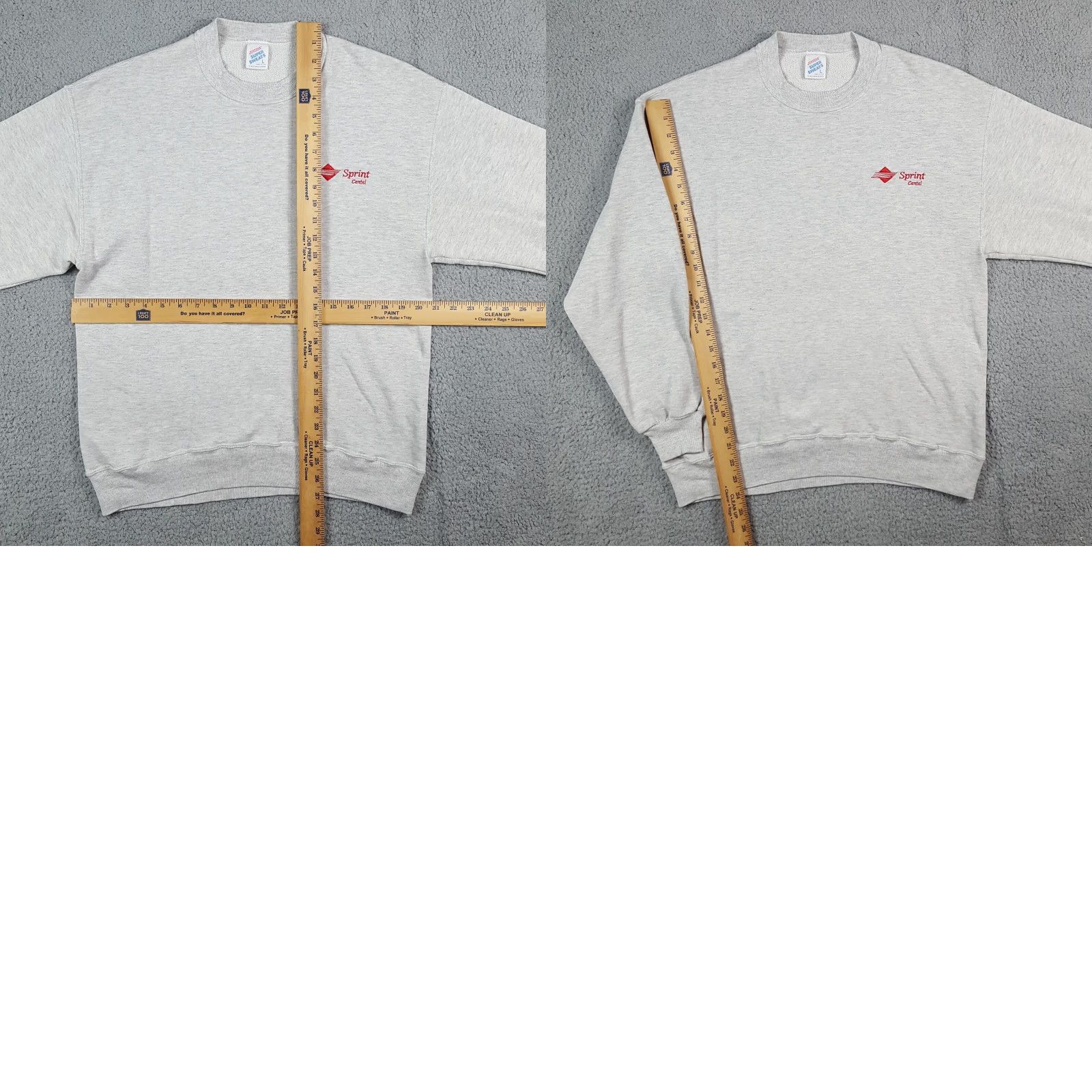 Jerzees Vintage 90s Sprint Phone Logo Retro Tech Size Large Pullover Crewneck Sweatshirt Size US L / EU 52-54 / 3 - 8 Thumbnail