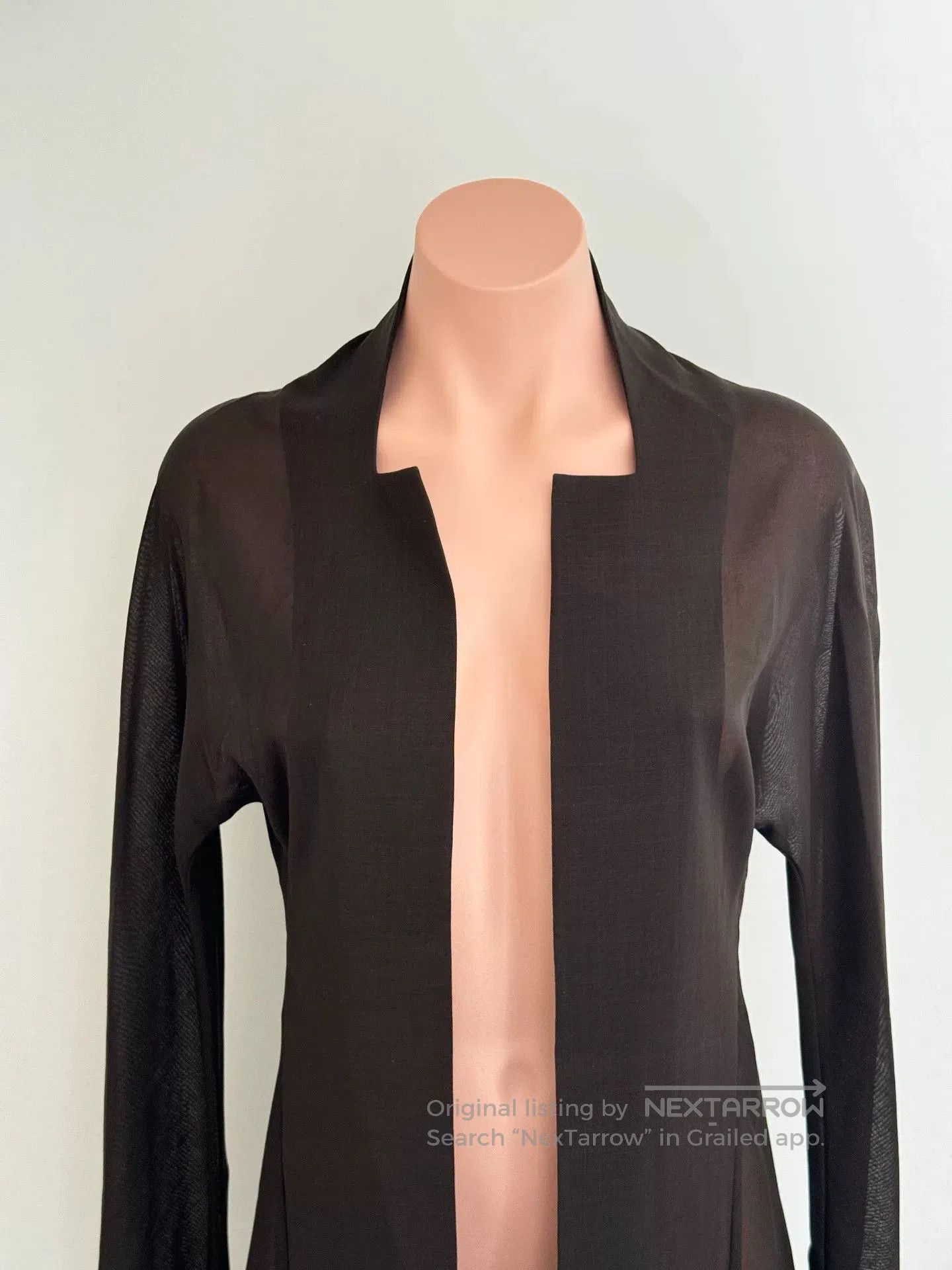 Yohji Yamamoto Yohji Yamamoto Long Coat for Women. Size S / US 4 / IT 40 - 3 Thumbnail