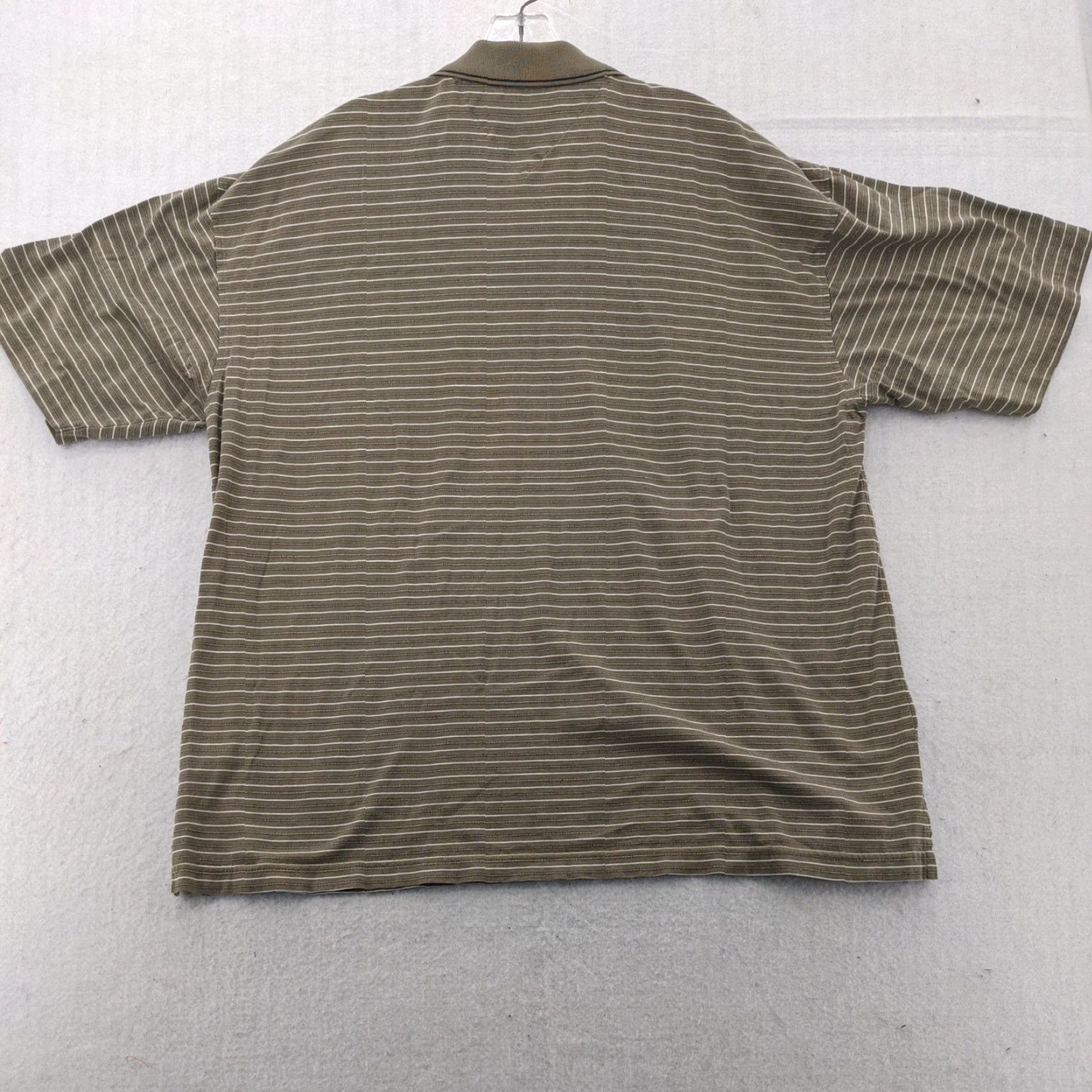 Tommy Hilfiger VINTAGE Tommy Hilfiger Golf Polo Shirt Mens Large Striped 90s Polo Shirt Golf Size US L / EU 52-54 / 3 - 2 Thumbnail