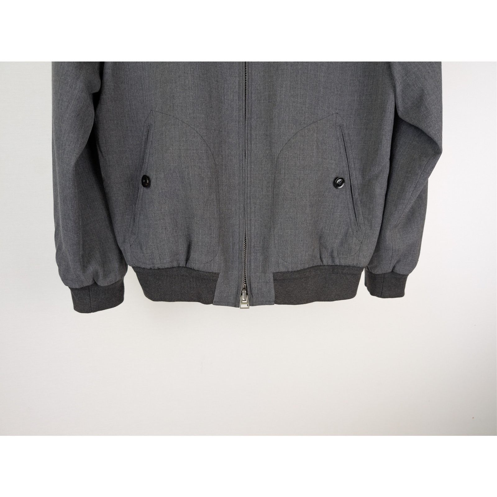 Tom Ford o1rshd1 CC20 Ribbed-Trim Twill Bomber Jacket Light Jacket Size US M / EU 48-50 / 2 - 4 Thumbnail
