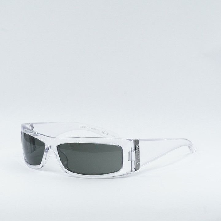 小物 GUCCI Y2K Sunglasses Clear Gray Rare Gucci × Vintage ✨ Y2K Gucci Small Sunglasses Clear Grey GG2452