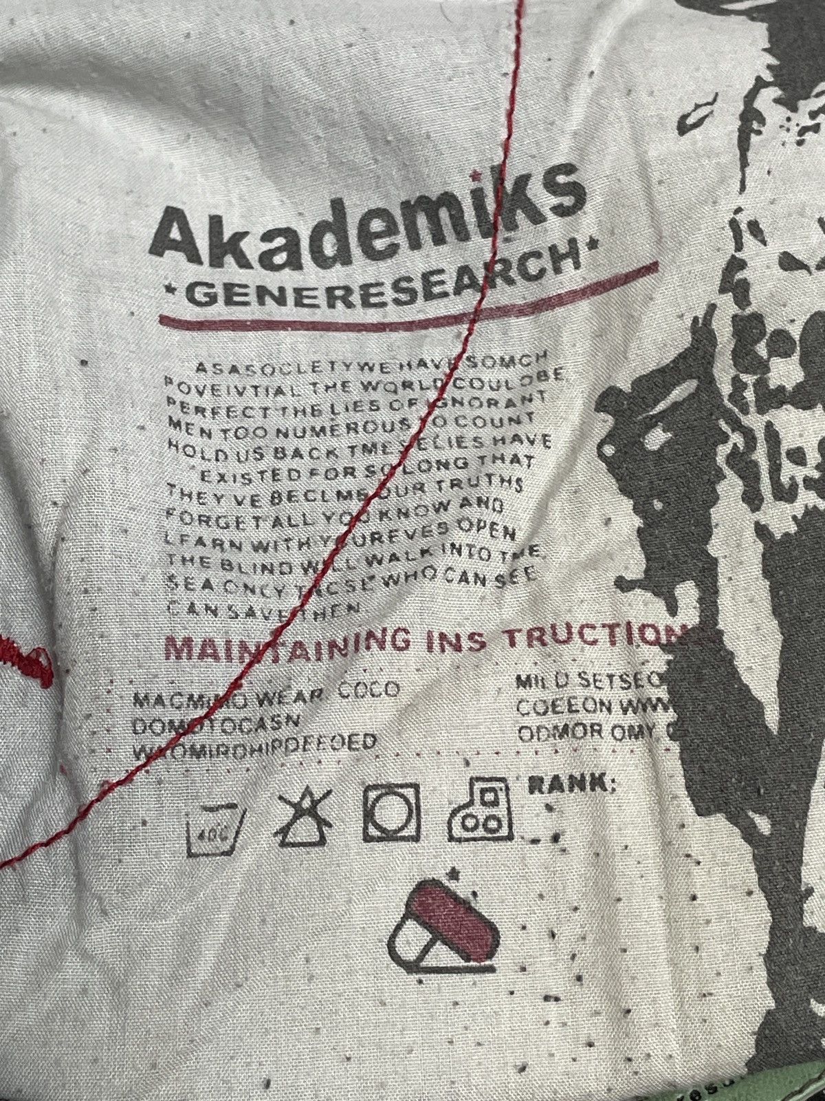 Akademiks Rare Design Vintage Brand Akademiks Baggy Jeans 1990s Size US 34 / EU 50 - 18 Thumbnail
