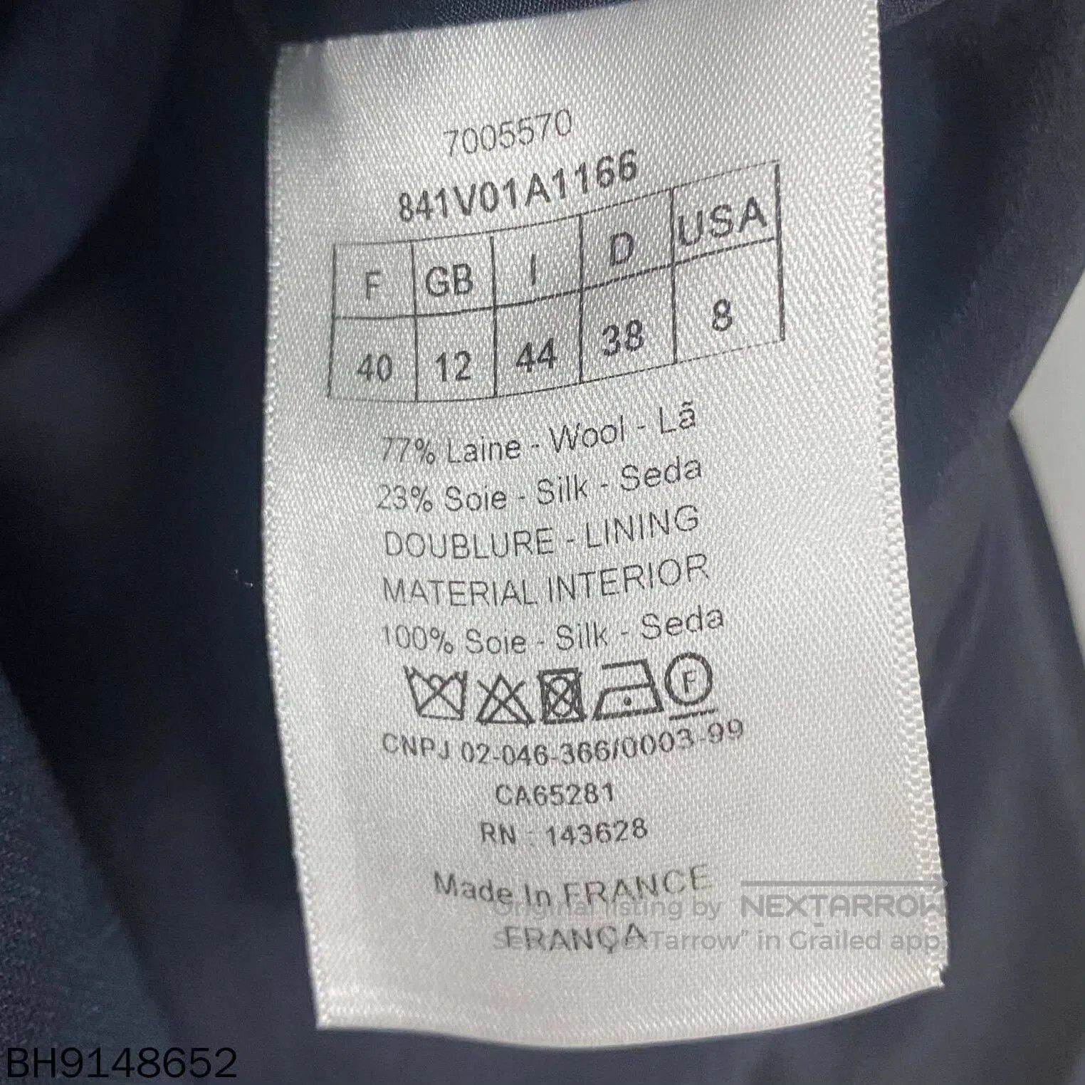 Dior Black Tailored Jacket by Dior. Size US M / EU 48-50 / 2 - 5 Thumbnail