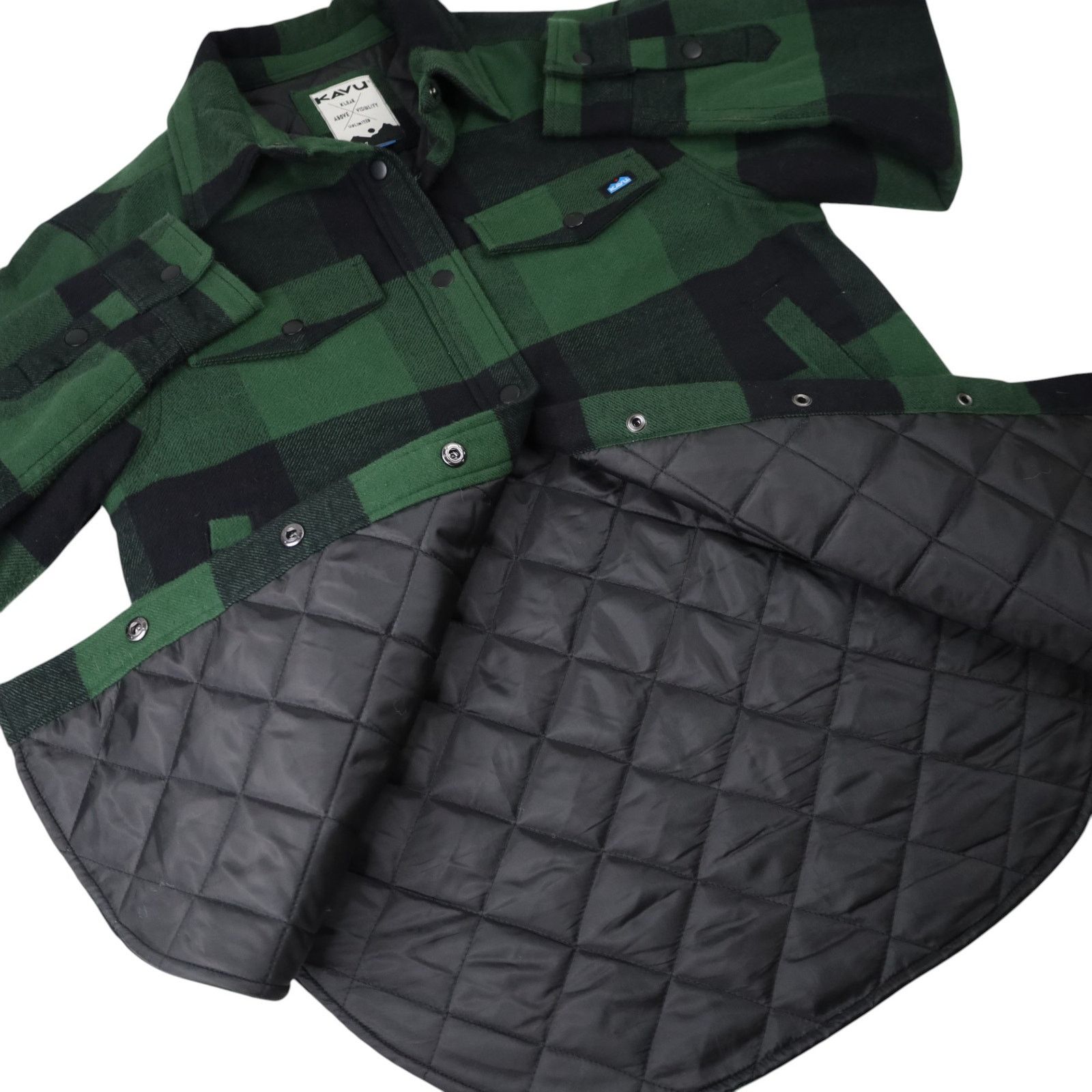 KAVU Kavu Quilted Flannel Shirt Jacket Size US XS / EU 42 / 0 - 8 Thumbnail