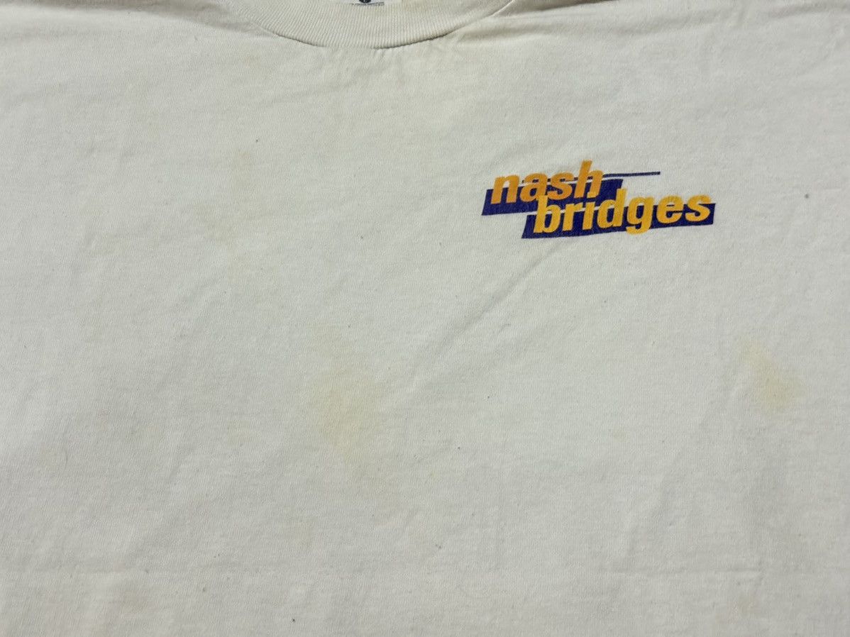 Vintage Vintage 90s Nash Bridges Don Johnson T Shirt Miami Vice Size US L / EU 52-54 / 3 - 3 Thumbnail