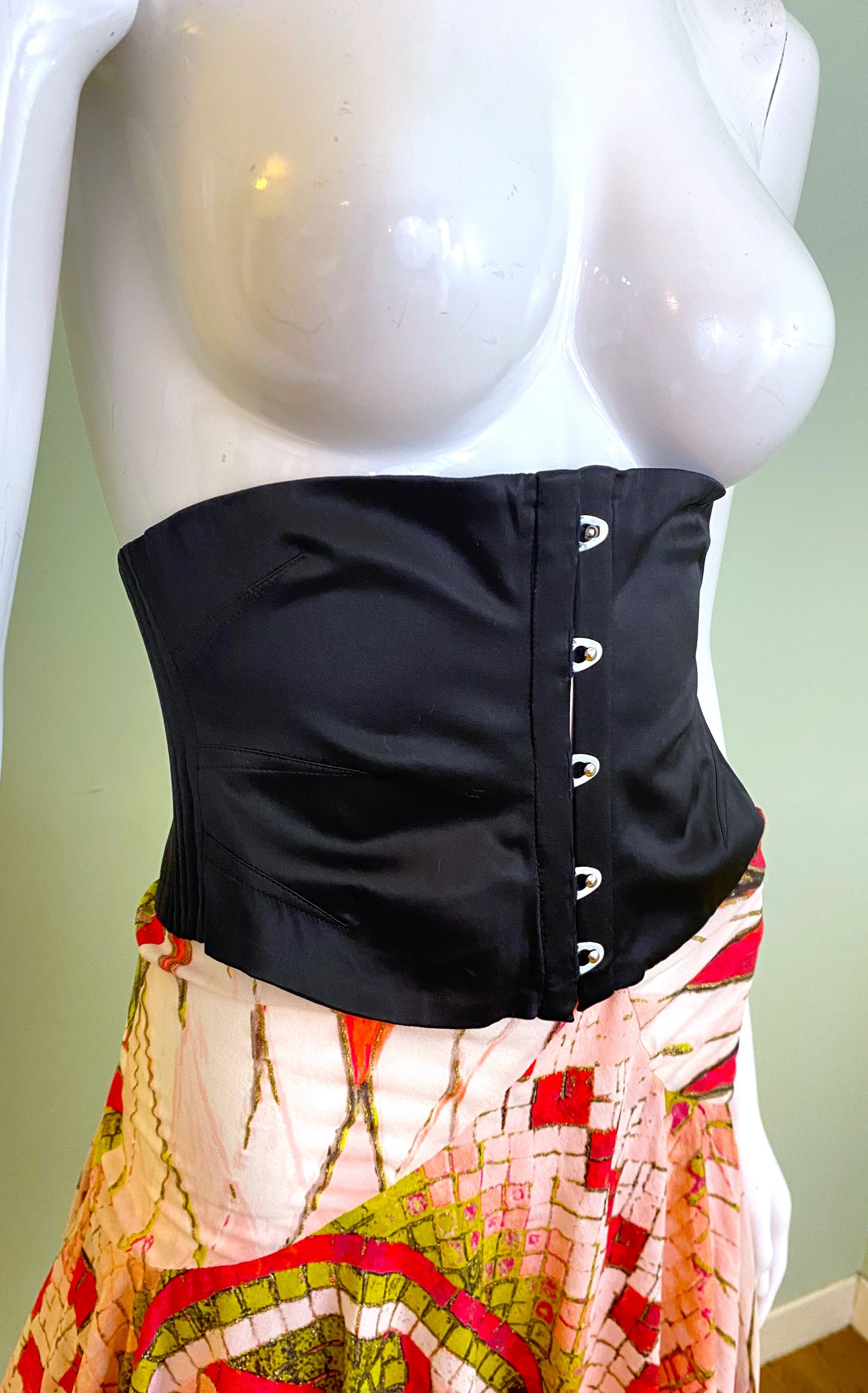 Roberto Cavalli Roberto Cavalli Waist Cincher Corset S/S 2003 Bustier Size XL / US 12-14 / IT 48-50 - 2 Thumbnail