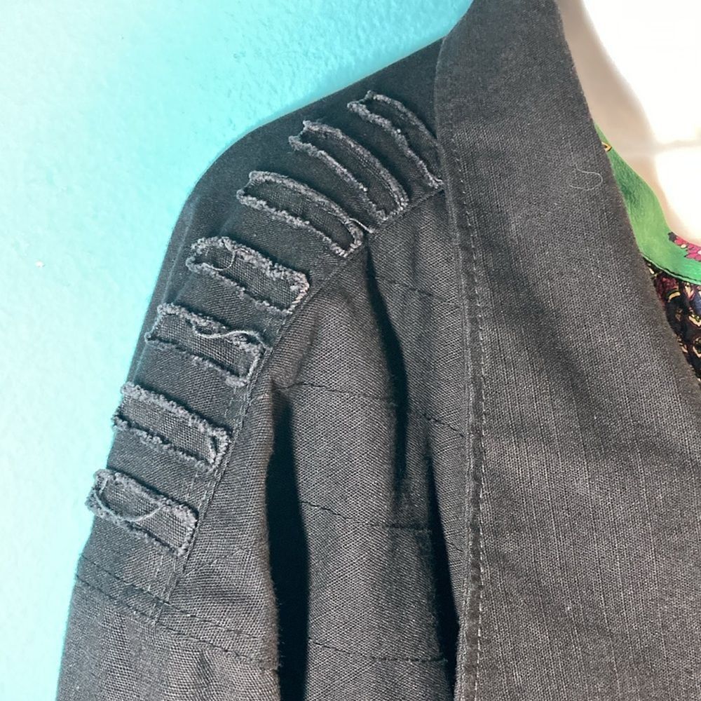 I.AM.GIA S & G Sequoia and Gita Black Cotton Snap Front Jacket Marked Size M / US 6-8 / IT 42-44 - 4 Thumbnail
