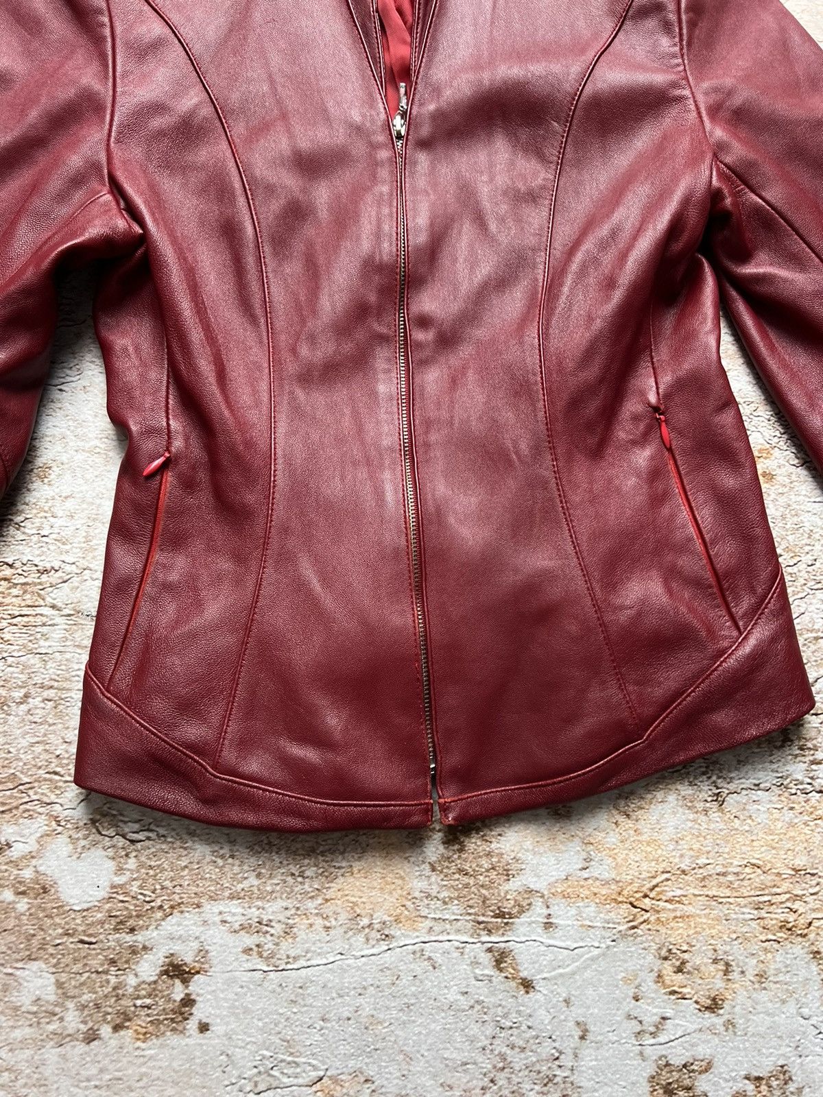 20471120 Vintage Japanese leather jacket Size S / US 4 / IT 40 - 5 Thumbnail
