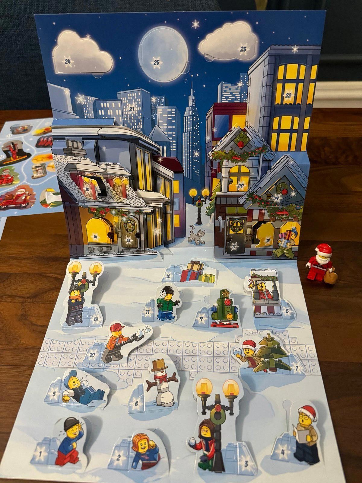 LEGO NEW LEGO Countdown to Christmas Advent Scene Calendar Size ONE SIZE - 3 Thumbnail