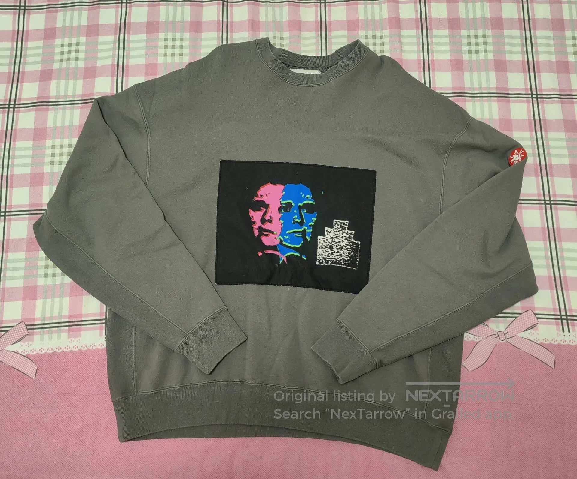 Cav Empt washed effect crew neck sweatshirt. Size XL / US 12-14 / IT 48-50 - 1 Thumbnail