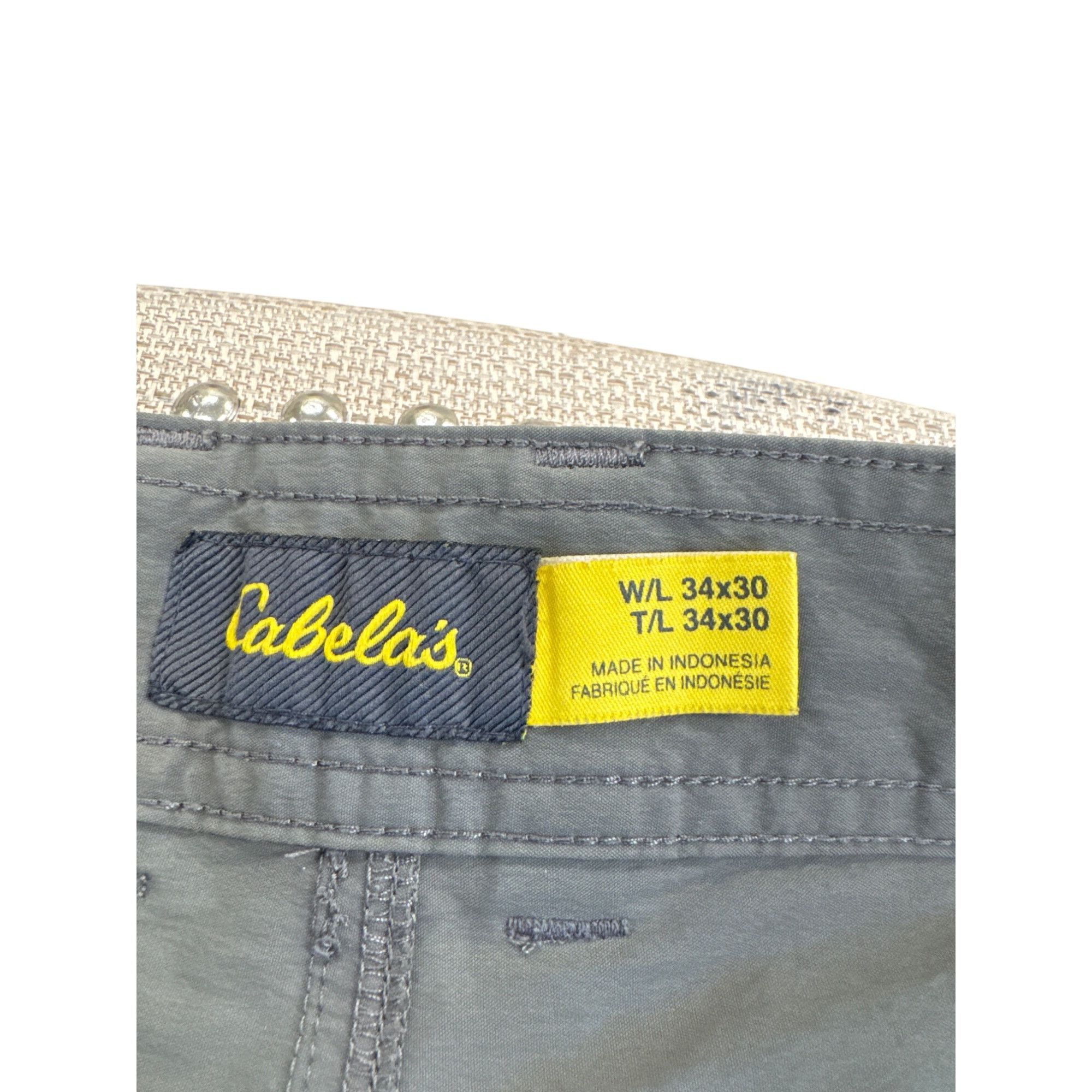 Cabelas Cabelas Mens Olive Cargo Shorts Size 34 x20 SKU 8292 Size US 34 / EU 50 - 9 Thumbnail