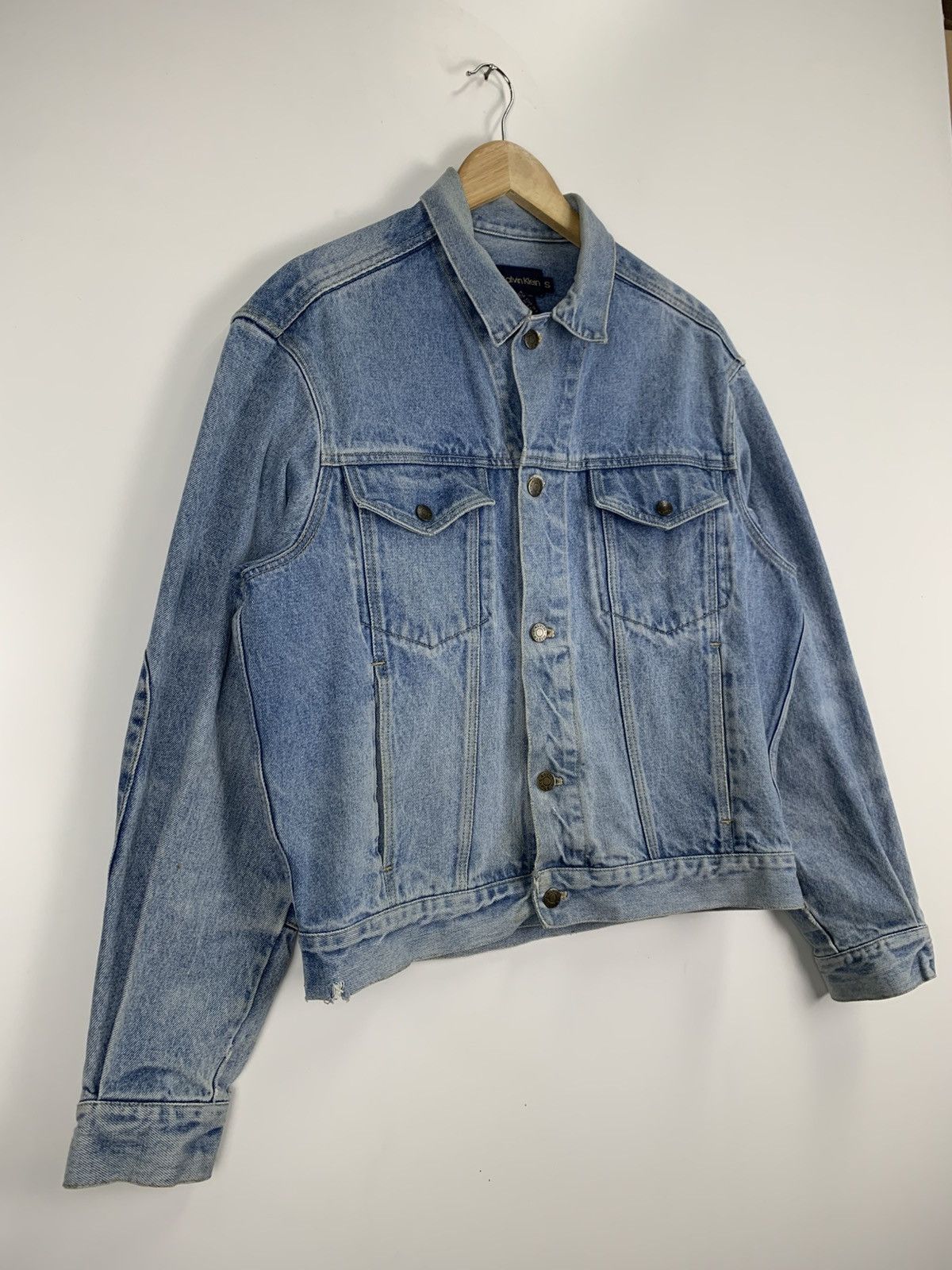 Calvin Klein × Vintage Vintage Calvin Klein Denim Jacket Size US S / EU 44-46 / 1 - 5 Thumbnail