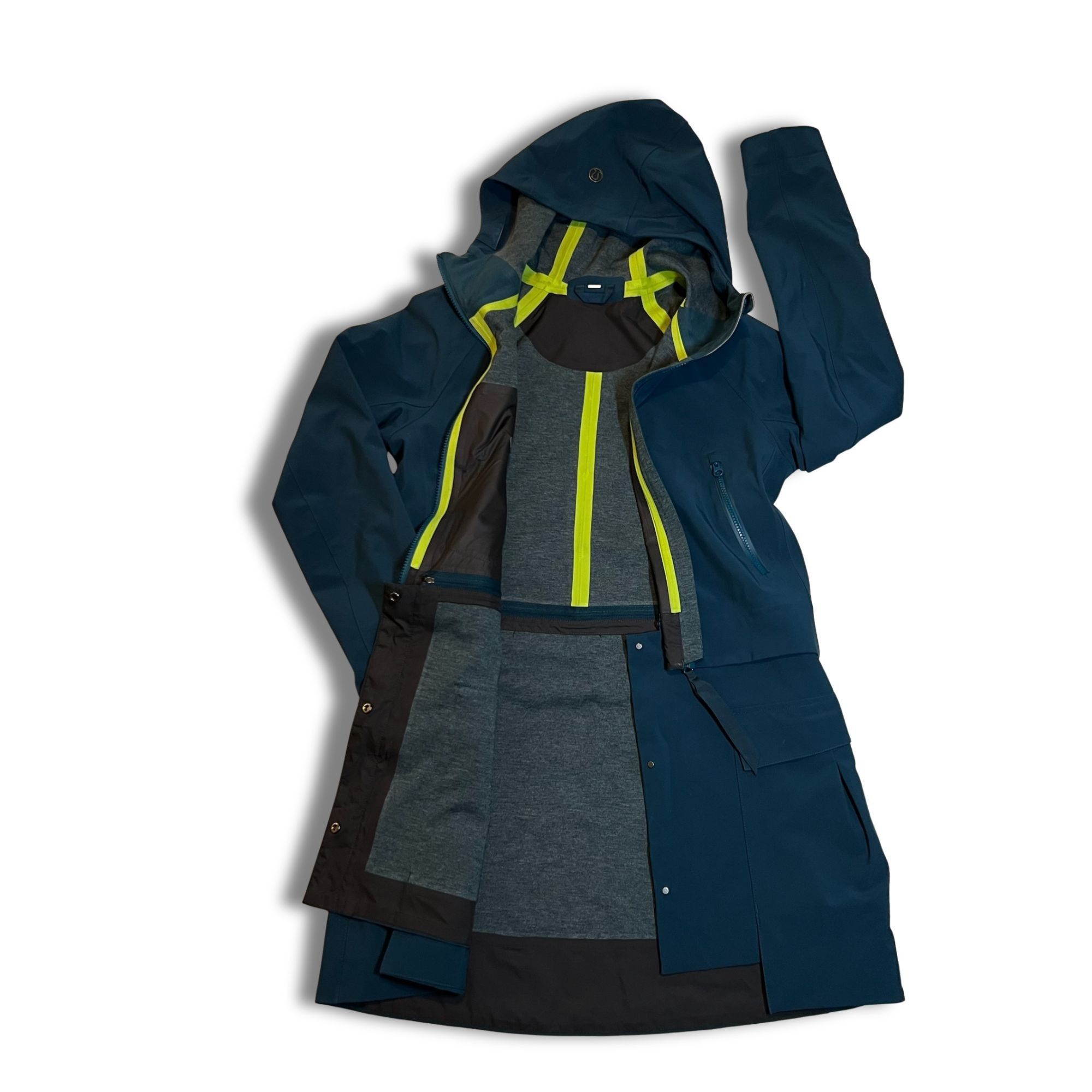 Lululemon Lululemon Rain Or Shine Hooded Jacket In Navy - Womens Size Size S / US 4 / IT 40 - 8 Thumbnail
