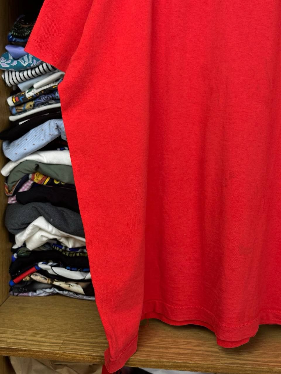 Unsound Rags × Vintage Vintage Single Stitch 90s Red Blank XL Tee Size US XL / EU 56 / 4 - 5 Thumbnail