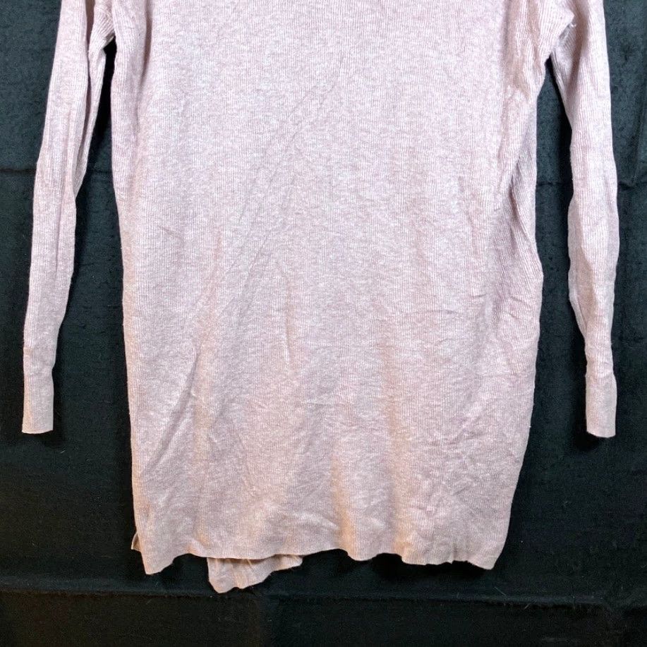 Vintage CAbi Womens Sweater Crew Neck Long Sleeve 100% Cotton Blush Pink Small Regular Pullover Knit Classic Casual workwear Size S / US 4 / IT 40 - 3 Thumbnail