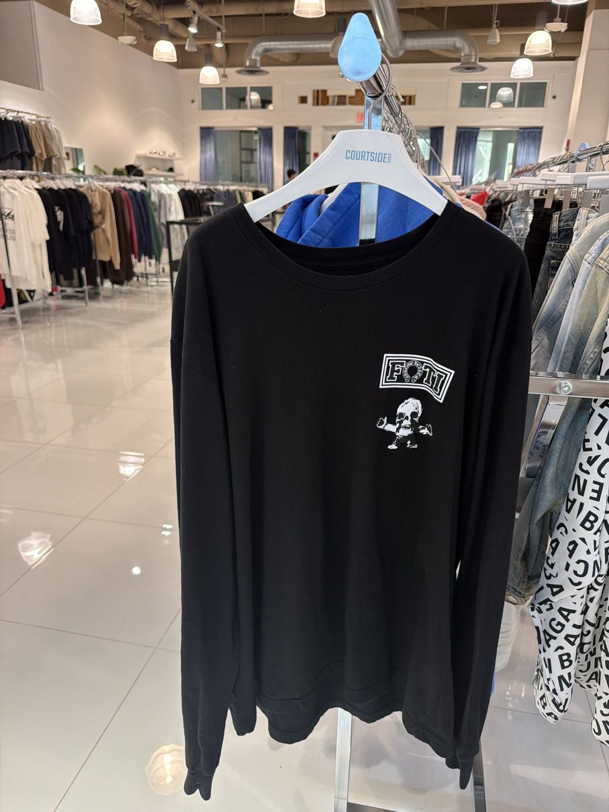 Chrome Hearts Chrome Hearts Foti Tik Tak Black Tee Size US XL / EU 56 / 4 - 1 Thumbnail