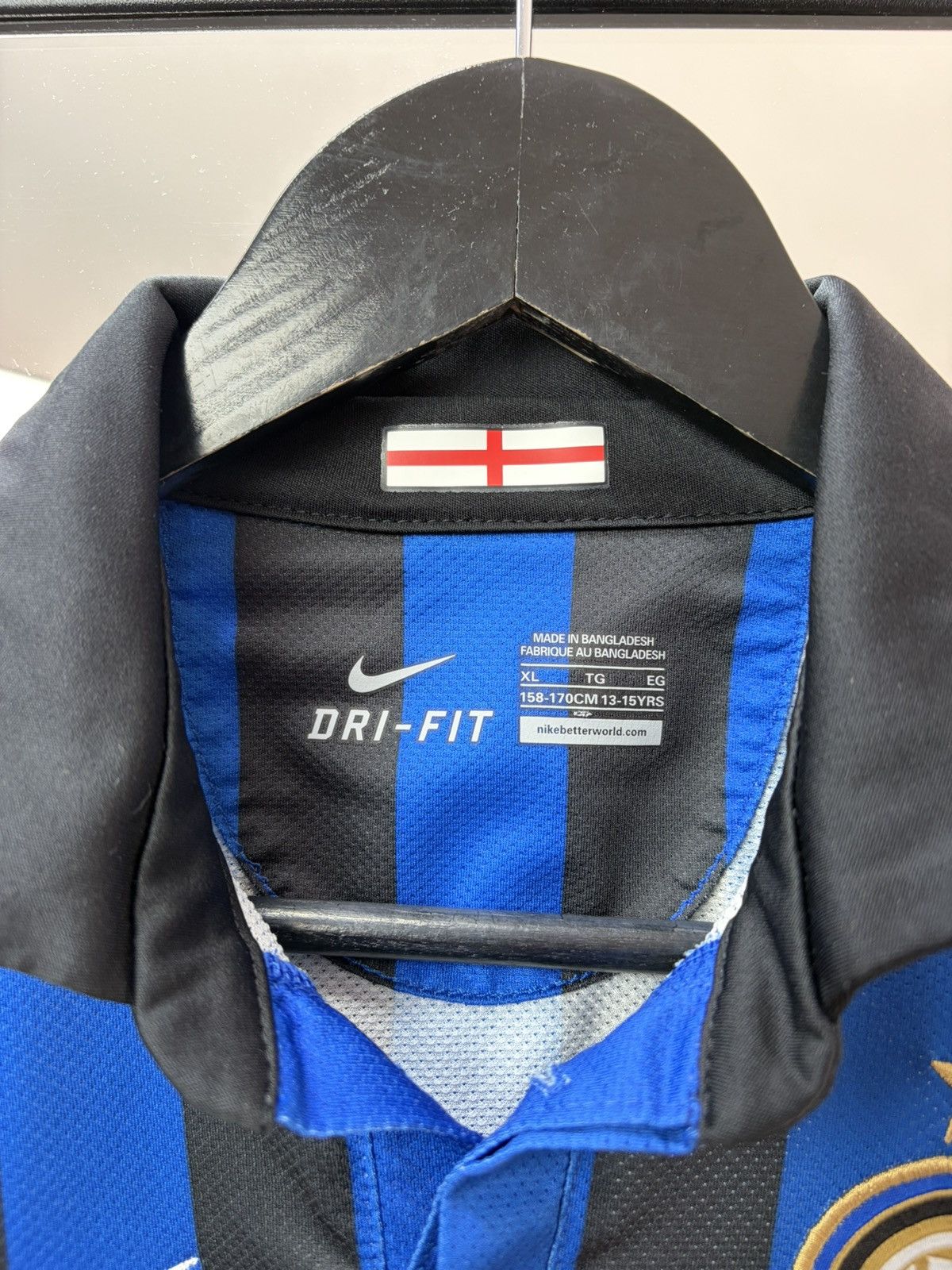 Nike Inter Milan Nike Home Jersey Blue Black Pirelli Football tee Size US S / EU 44-46 / 1 - 12 Thumbnail