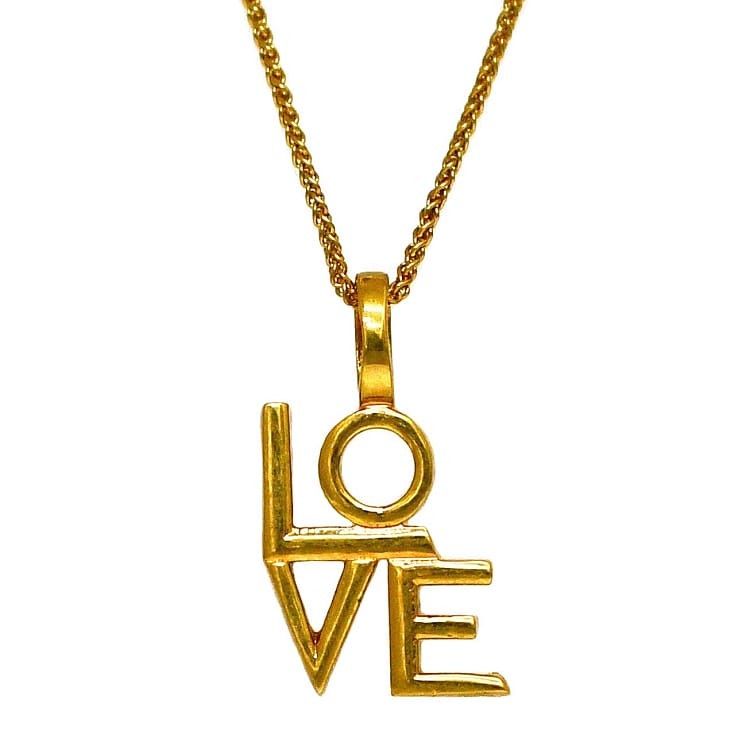 Yves Saint Laurent YVES SAINT LAURENT Necklace Gold Plated Size ONE SIZE - 1 Thumbnail