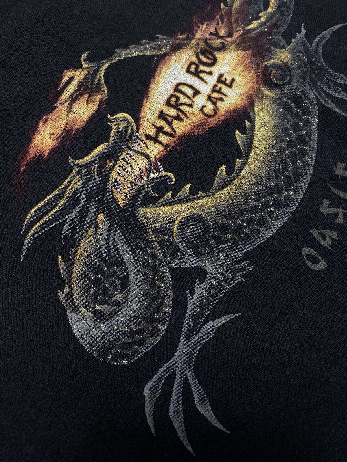 Hard Rock Cafe × Vintage Hard rock café oasis vintage y2k 90s grey black tee tshirt Size US XXL / EU 58 / 5 - 3 Thumbnail