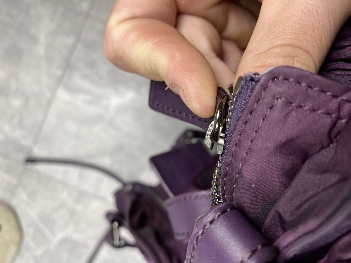 Burberry Burberry Nova Check Purple Nylon Tote Bag Size ONE SIZE - 11 Thumbnail