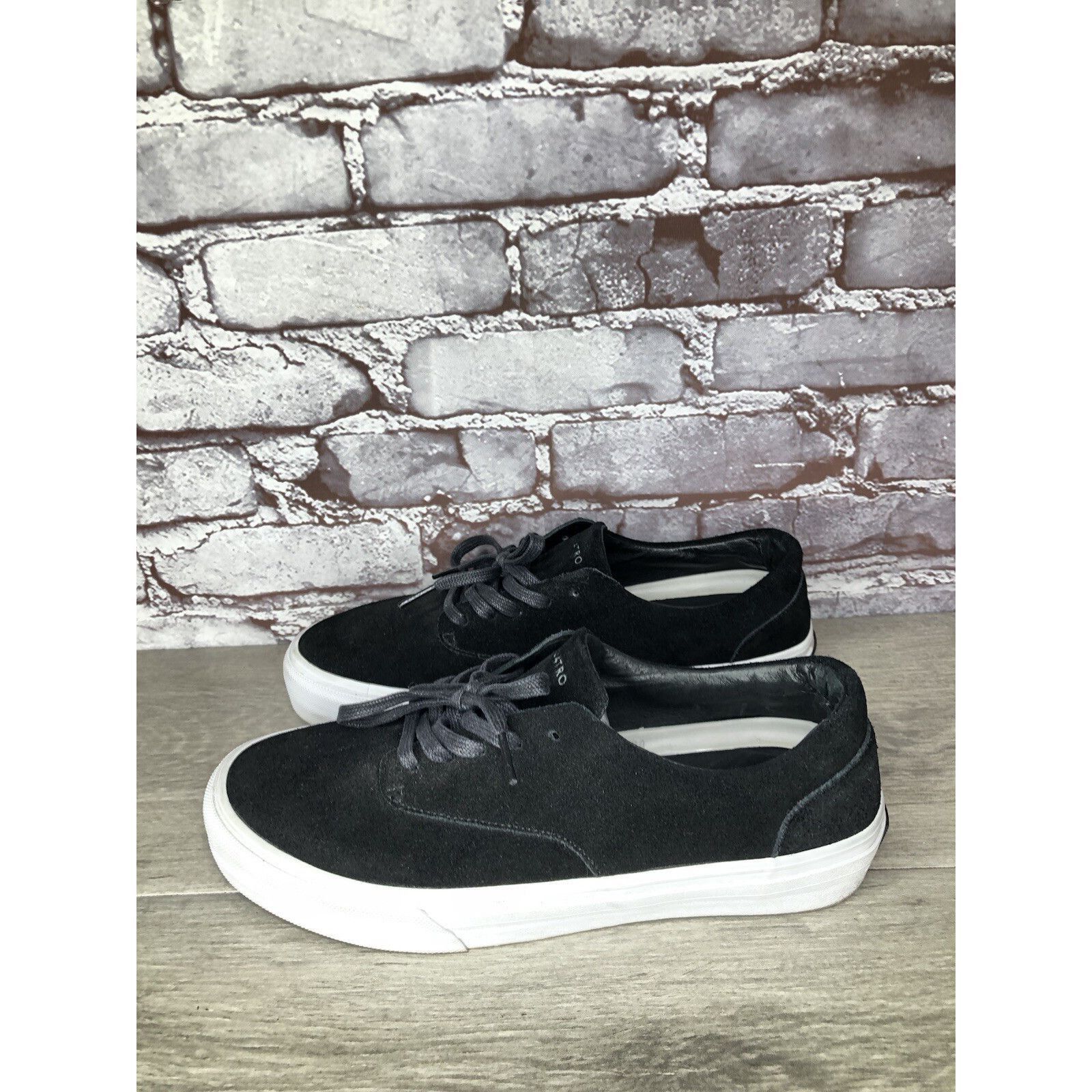 Other CU4TRO Black Suede Leather Lace Up Low Top Sneakers Shoes Wo Size US 10 / IT 40 - 11 Thumbnail