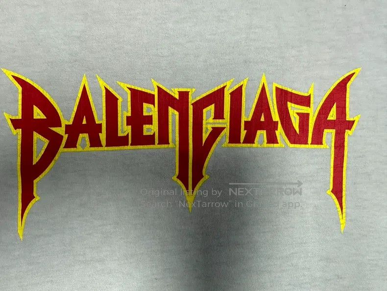 Balenciaga Balenciaga Rock Band Series Lightning Logo Pattern Printed Size US L / EU 52-54 / 3 - 3 Thumbnail