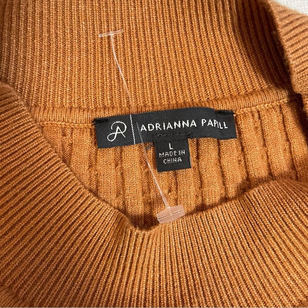 Adrianna Papell New Adrianna Papell Cable Knit Puff Sleeve Shoulder Button Size L / US 10 / IT 46 - 7 Thumbnail
