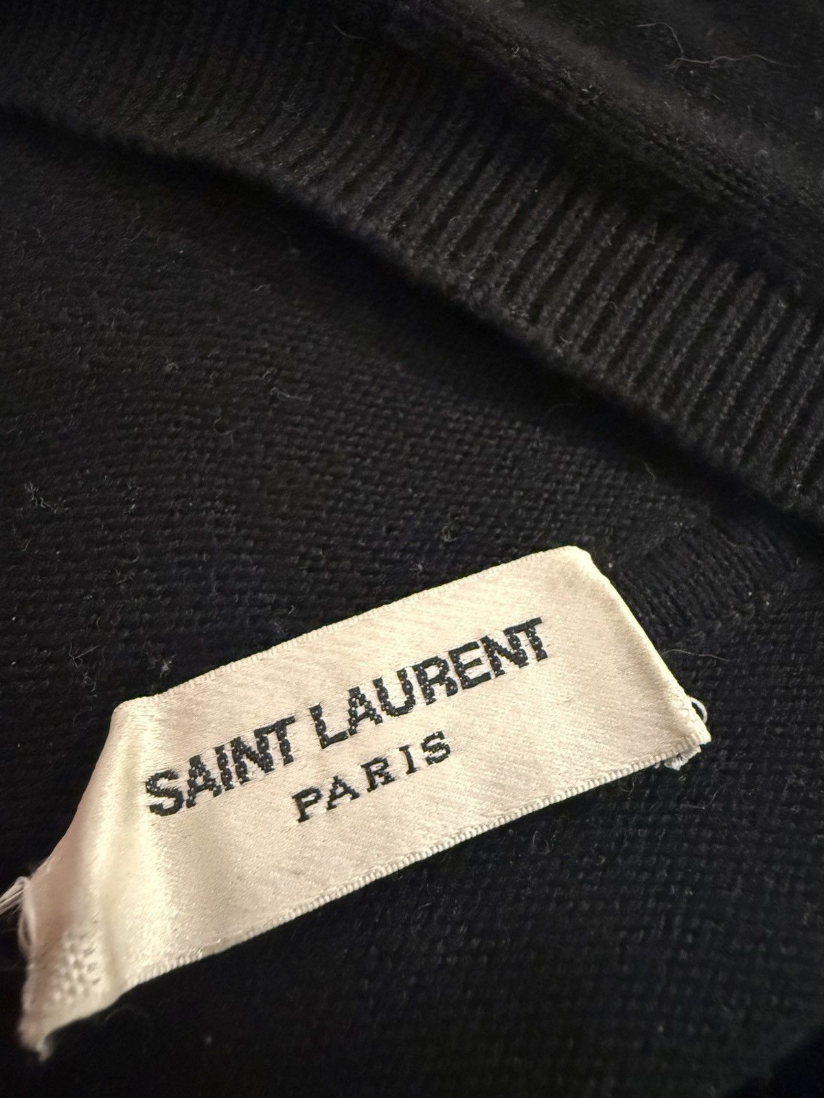 Saint Laurent Paris Saint Laurent Cashmere Lightning Hoodie Size US M / EU 48-50 / 2 - 3 Thumbnail