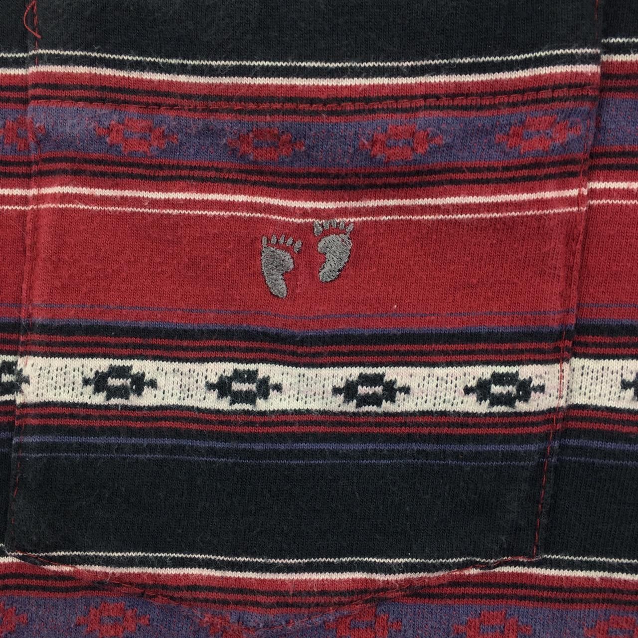 Hang Ten Vtg 80’ HANG TEN SURFING Hawaii Aztec Striped Tee Size US XL / EU 56 / 4 - 3 Thumbnail