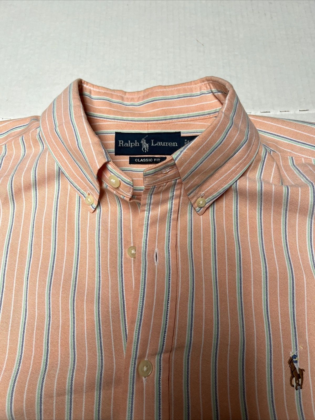 Polo Ralph Lauren Vintage Ralph Lauren Classic Fit Button Down Shirt Size US XL / EU 56 / 4 - 6 Thumbnail