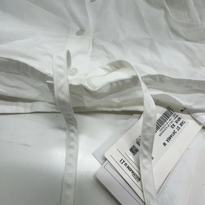 Alexander Wang Alexander Wang White Short Sleeve Shirt - Size XS / US 0-2 / IT 36-38 - 4 Thumbnail