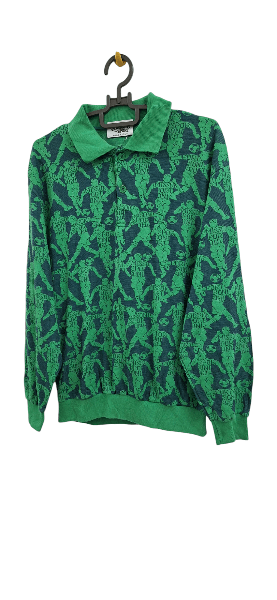Missoni Rare Vintage Missoni Sport Fullprint Half Button Sweatshirt Size US XS / EU 42 / 0 - 2 Thumbnail