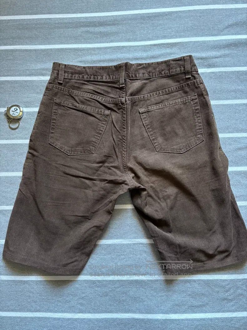 Helmut Lang HELMUT LANG Brown corduroy 5 bag shorts Size US 31 - 2 Thumbnail