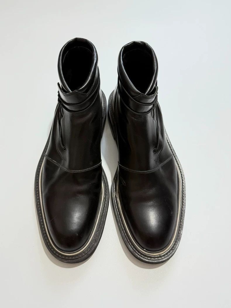 Dior Dior Black Leather Boots with Wrap Laces-2506 Size US 10 / EU 43 - 4 Thumbnail