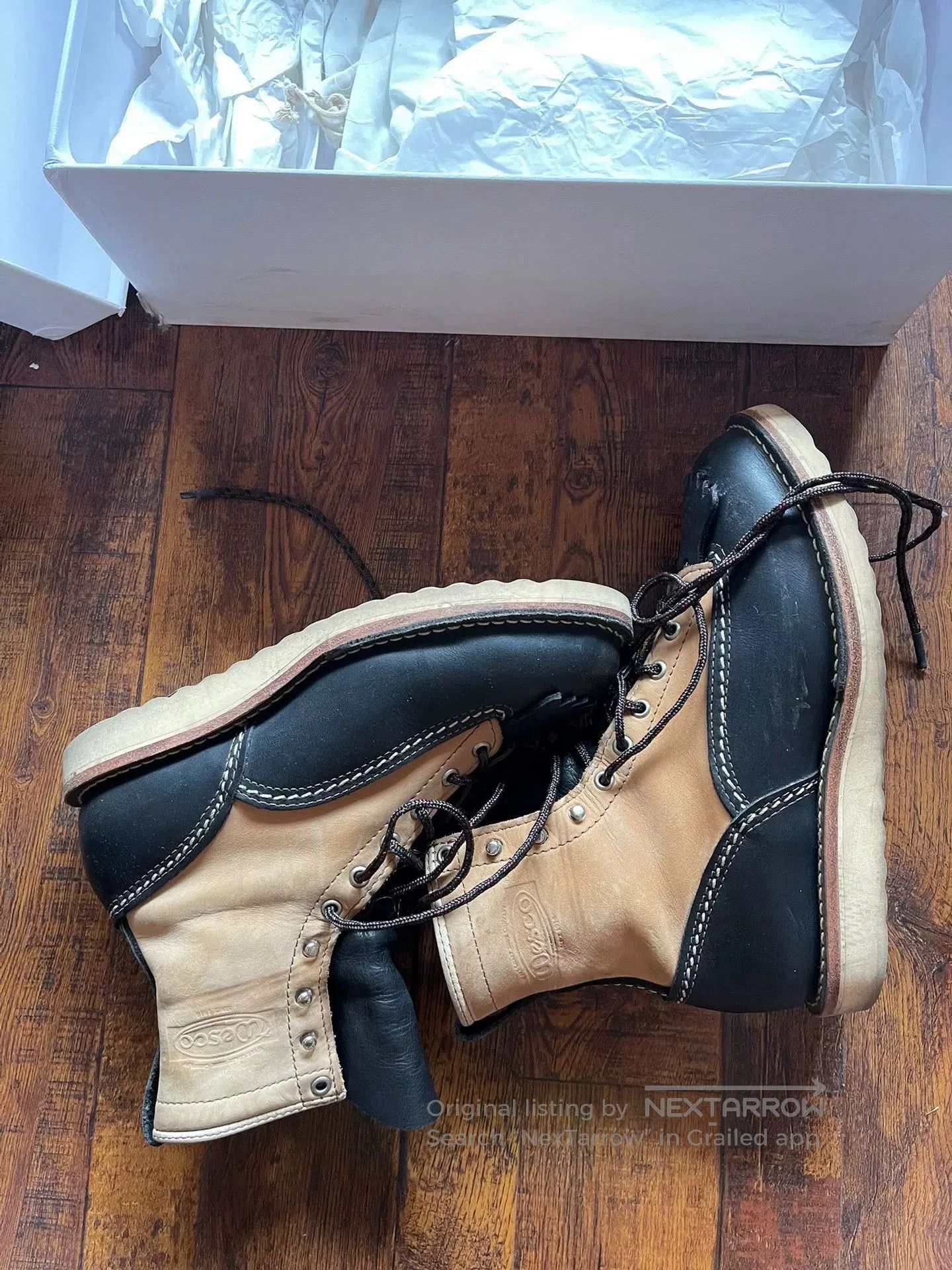 WESCO Wesco Two-Tone Leather Boots. Size US 8.5 / EU 41-42 - 7 Thumbnail