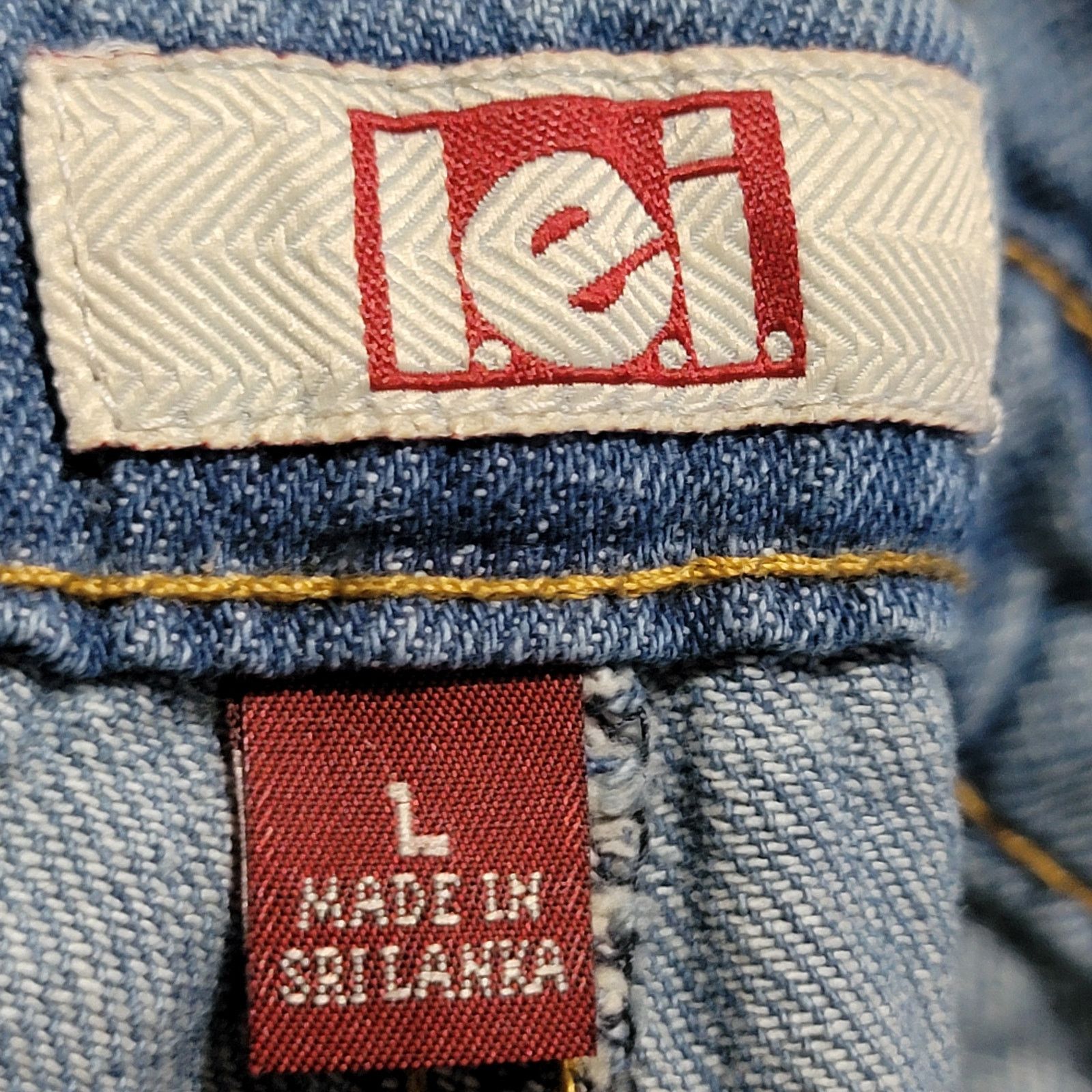 Other l.e.i. Junior Denim Shorts Overalls - Size Junior Large Size 38" / US 16 / IT 52 - 5 Thumbnail