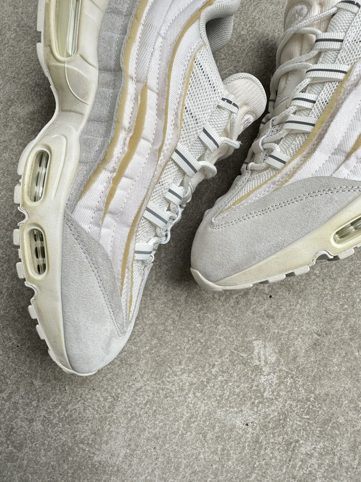 Comme des Garcons Homme Plus × Nike Nike AirMax 95 x Comme des Garçons White Sneakers 10US Size US 10 / EU 43 - 4 Thumbnail