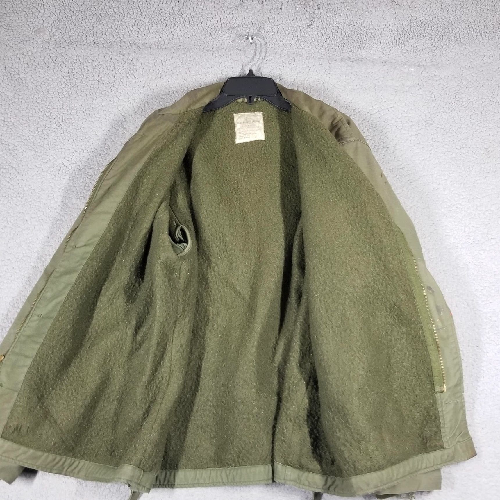 CO VINTAGE Vanderbilt Shirt Co Jacket Mens XL Olive Green Deck Chore Coat "BUTCHER SHOP" Military Workwear Mens XL Size US XL / EU 56 / 4 - 4 Thumbnail