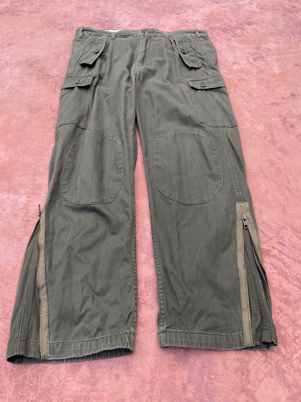 Japanese Brand Back Number military cargo pants parachute Size US 34 / EU 50 - 4 Thumbnail