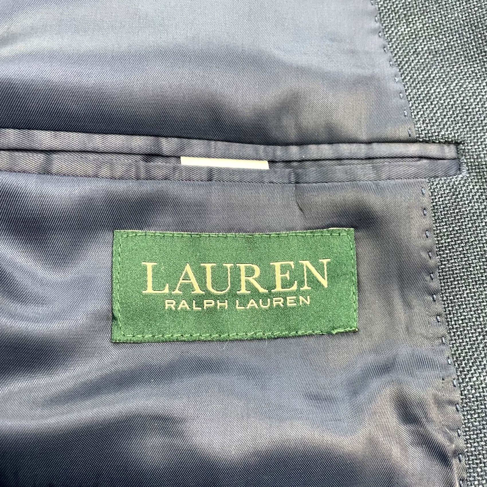 Ralph Lauren Ralph Lauren LRL Men’s Navy Blue Linen Blend Blazer 46L Two-Button Size 46R - 5 Thumbnail