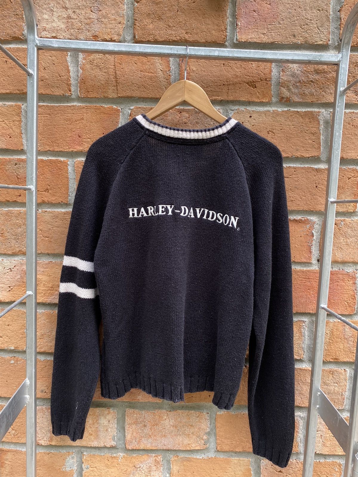 Harley Davidson Harley Davidson knitted zip jacket Size US XL / EU 56 / 4 - 4 Thumbnail