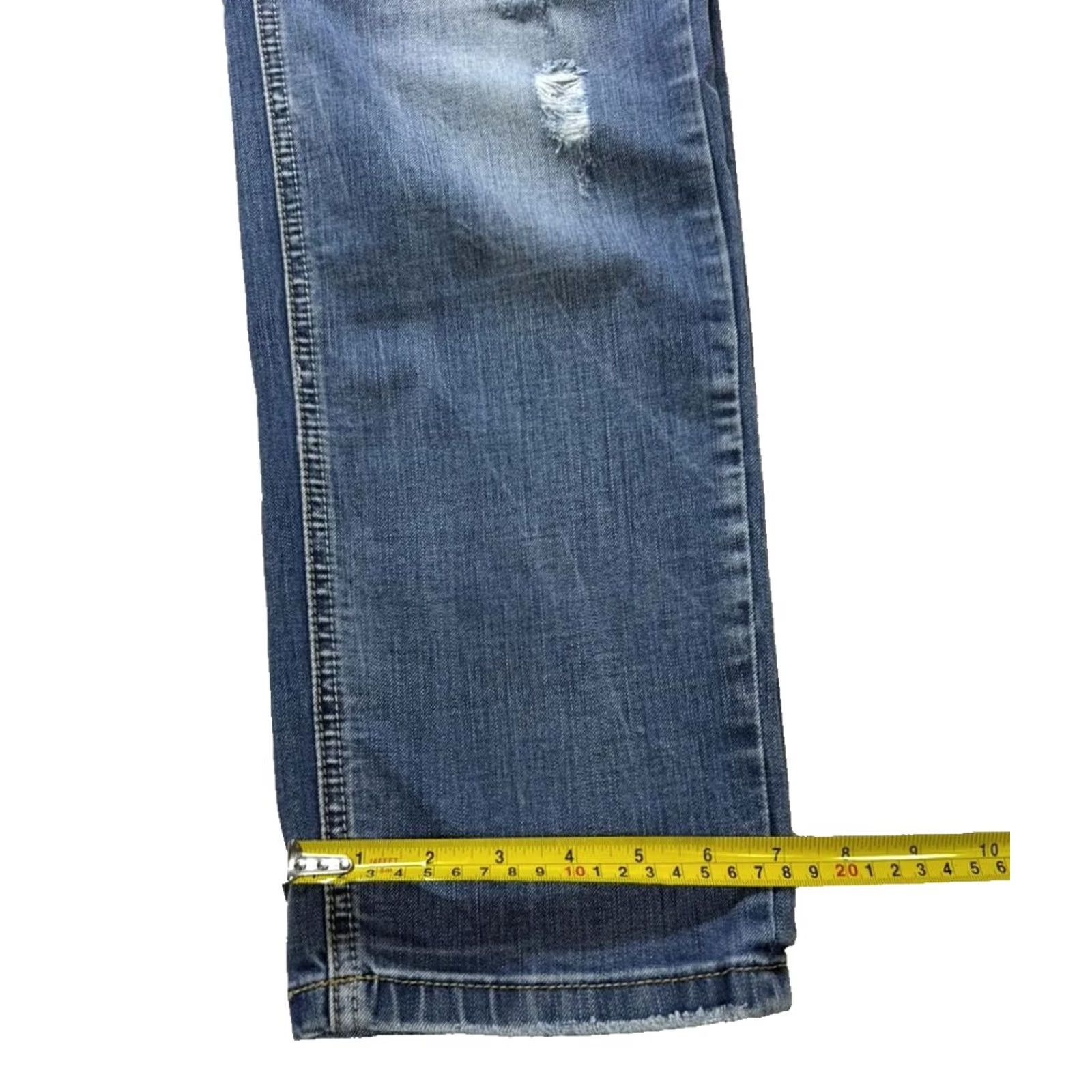 Stone Island Stone Island Jeans Blue Denim Slim Fit 39 40 Distressed 5-Pocket Regular Men Jeans Size US 39 - 3 Thumbnail