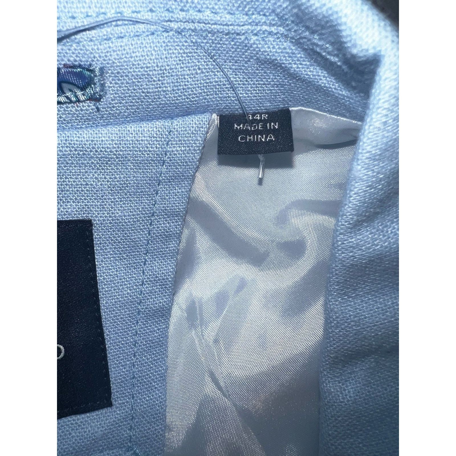 Tailorbyrd Tailorbyrd Collection Light Blue Blazer Jacket Size 44R Size 44R - 8 Thumbnail