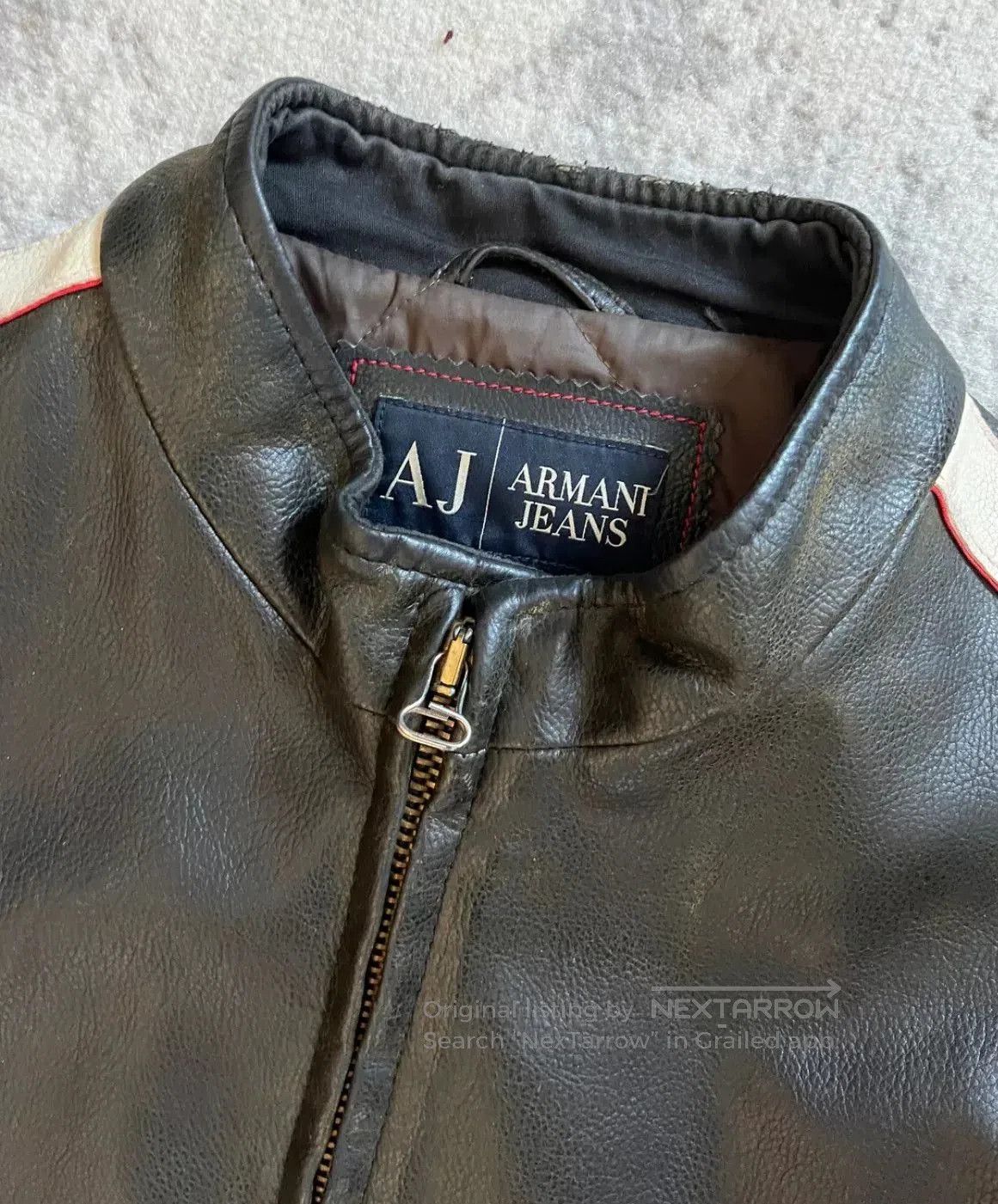 Emporio Armani 2000s Armani Biker Leather Jacket M Size. Size US M / EU 48-50 / 2 - 6 Thumbnail