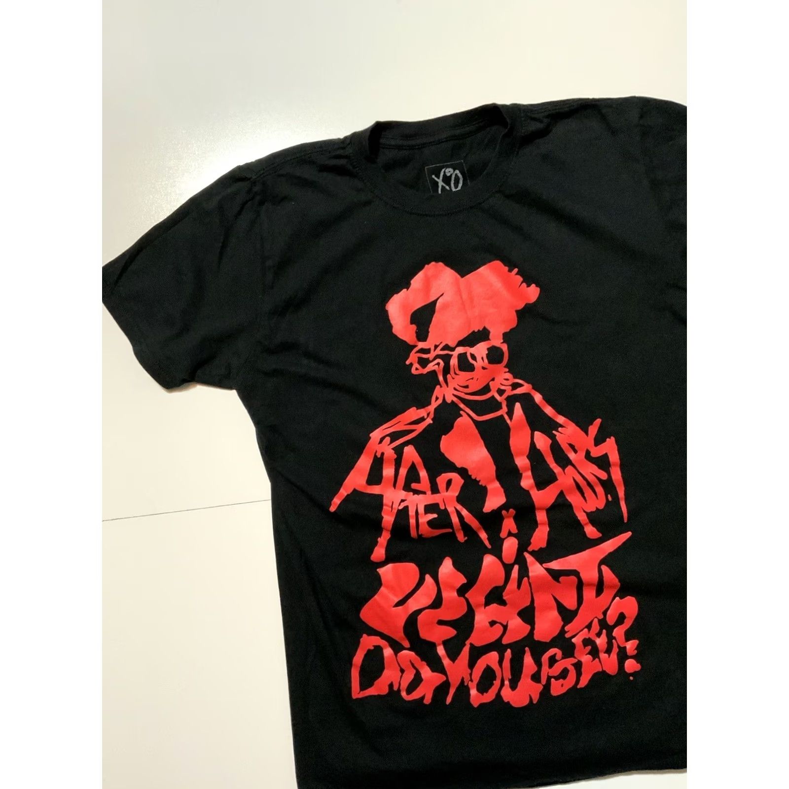 Vintage XO The Weeknd After Hours 12th Hour Do You See Official Merch S/S Crew T-Shirt L Mens Black Crew Neck T-Shirt XS? Size US L / EU 52-54 / 3 - 3 Thumbnail
