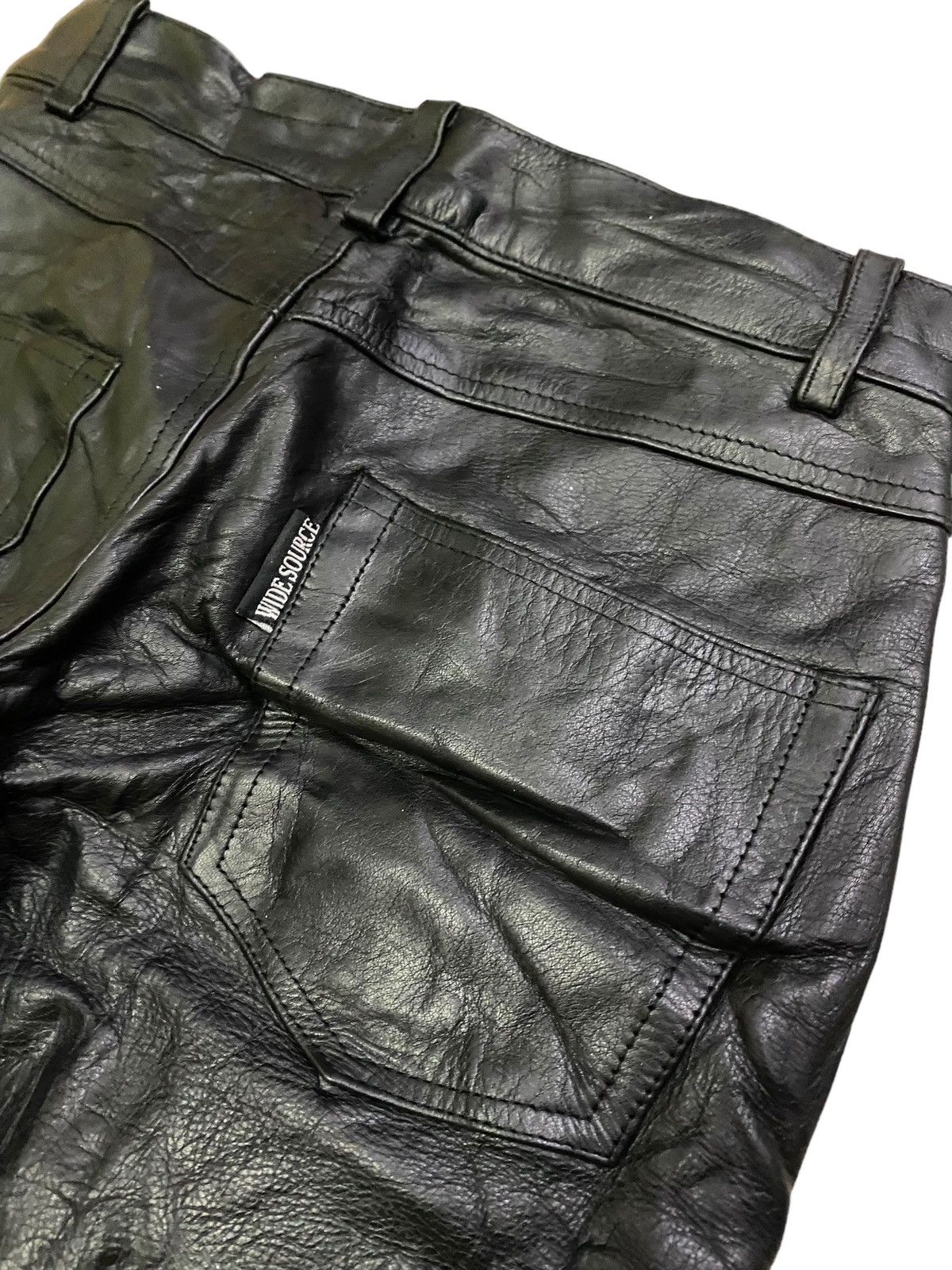 Leather 💥Vintage Japanese Leather Pant Size US 29 - 5 Thumbnail